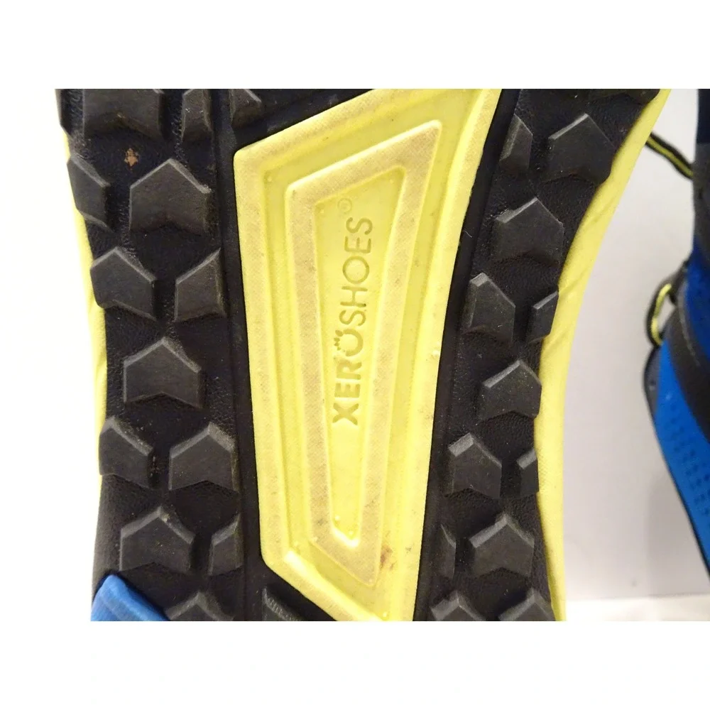 Xero Shoes HFS II Mens Barefoot Running Shoes Blue Yellow XY02-06/FW23 Size 9.5